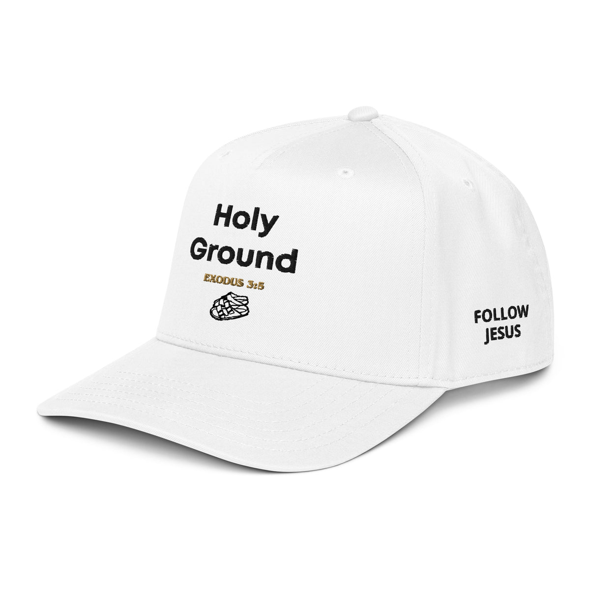 Holy Ground 5-panel cap, left front