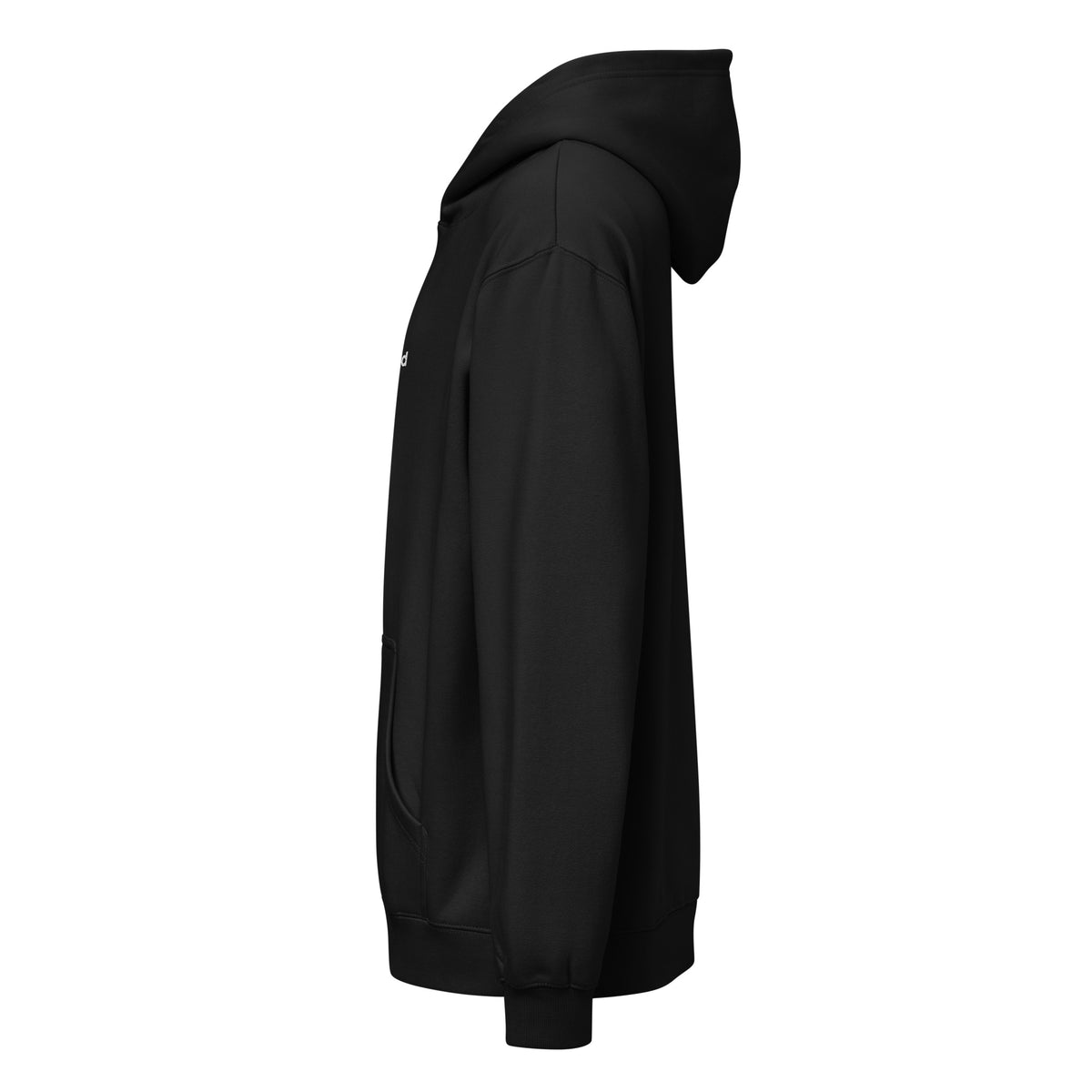 Holy Ground hoodie in black, left side